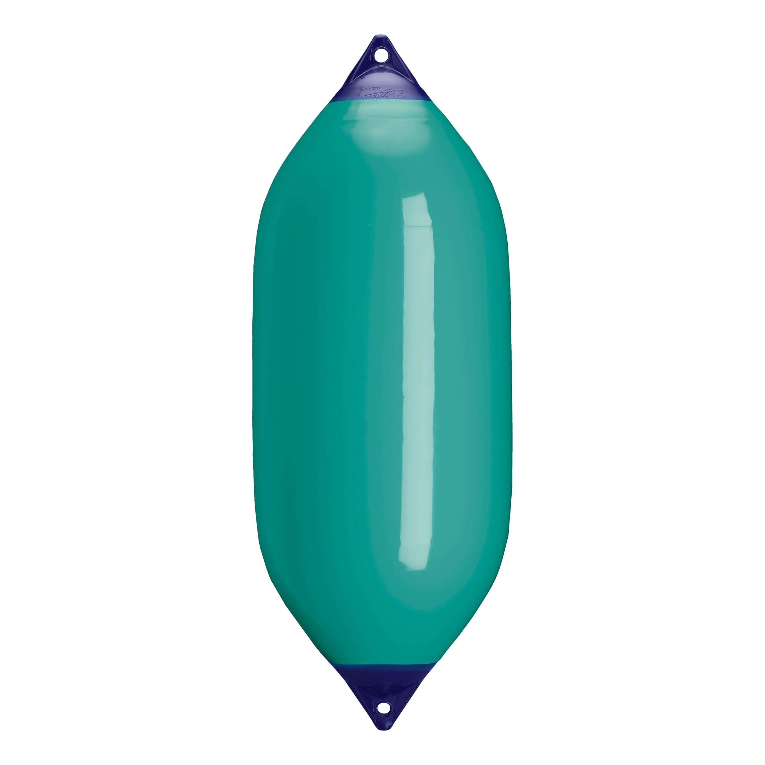 F-11 Standard Polyform Boat Fender Blue Ropehold - Teal