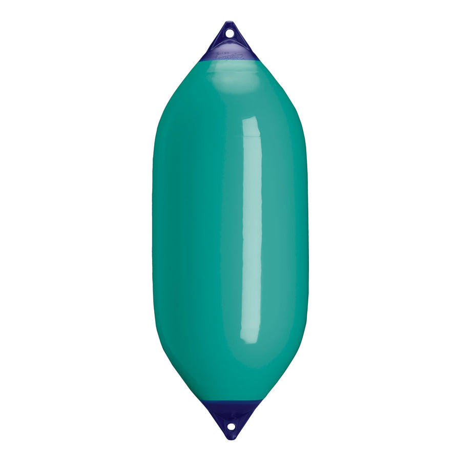 F-11 Standard Polyform Boat Fender Blue Ropehold - Teal