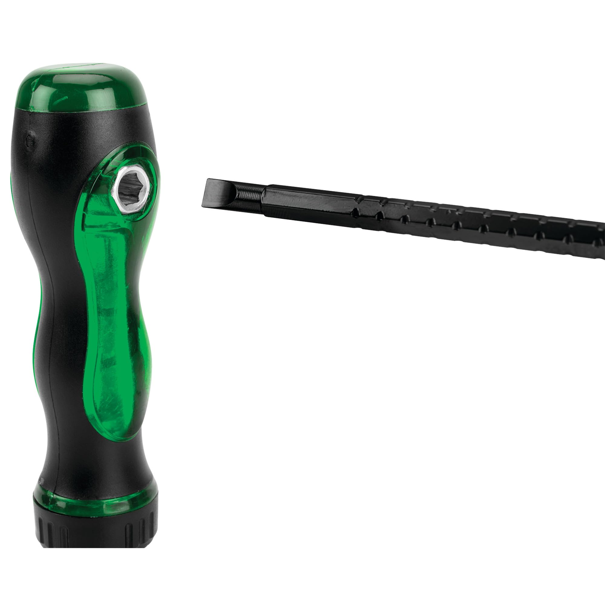 W80037 Performance Tool 2-in-1 Ratcheting Screwdriver - Compact and Versatile Tool for Efficient Screwdriving Jobs