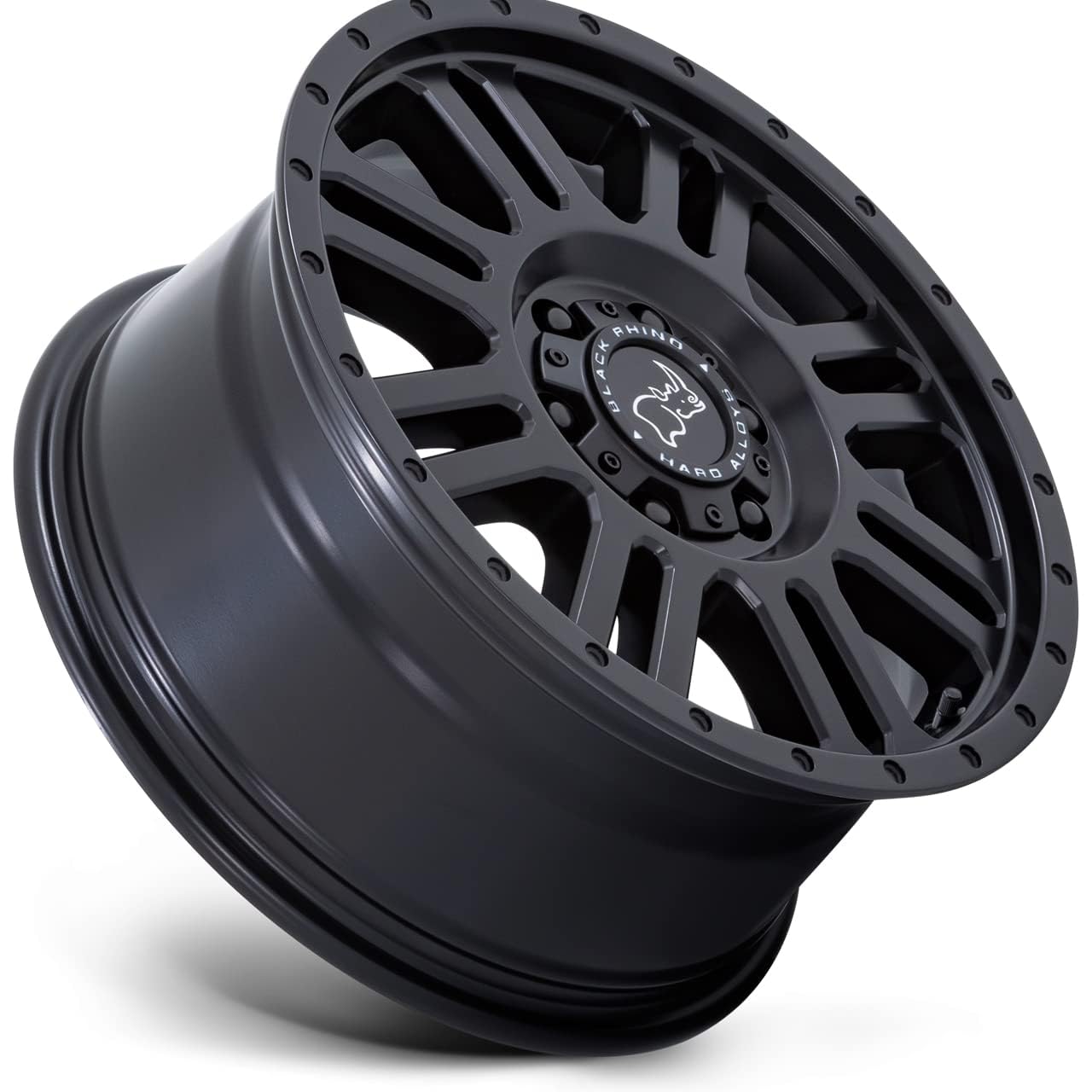 Black Rhino YELLOWSTONE Hard Alloys 16X8 6X130 6 38mm MATTE GUNMETAL - 1680YWN386130G84