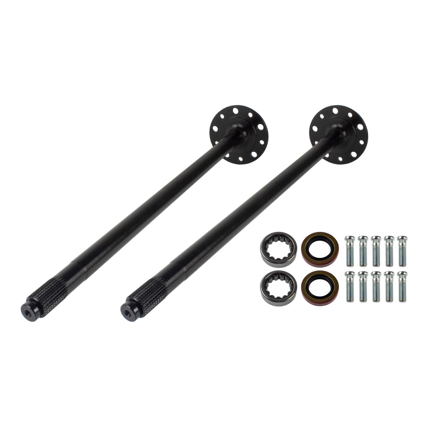 Drive Axle Shaft Assembly TEN Factory MG22109 For GM 8.875, 30 Spline Rear Axle Kit – Fits 1968–1972 Chevrolet/Camaro, Chevelle, El Camino, GMC Sprint - Replaces OEM Alloy USA 12109, GM 1255802