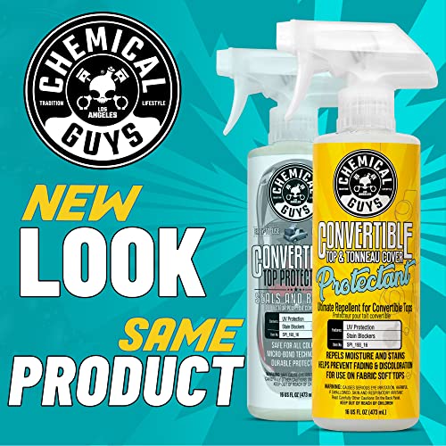 Chemical Guys Convertible Top Protectant and Repellent SPI_193_16, (Helps Prevent Fading & Discoloration on Fabric Sot Tops) 16 fl oz (Packaging May Vary)