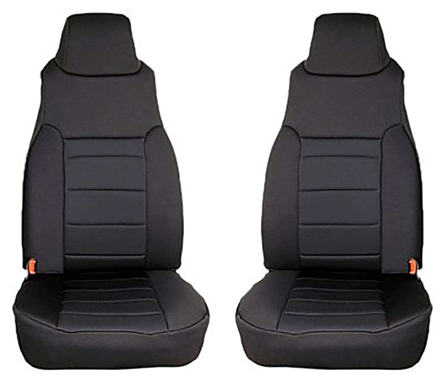 Seat Cover Kit Rugged Ridge 13210.01, Front, Neoprene, Black; 97-02 Jeep Wrangler TJ
