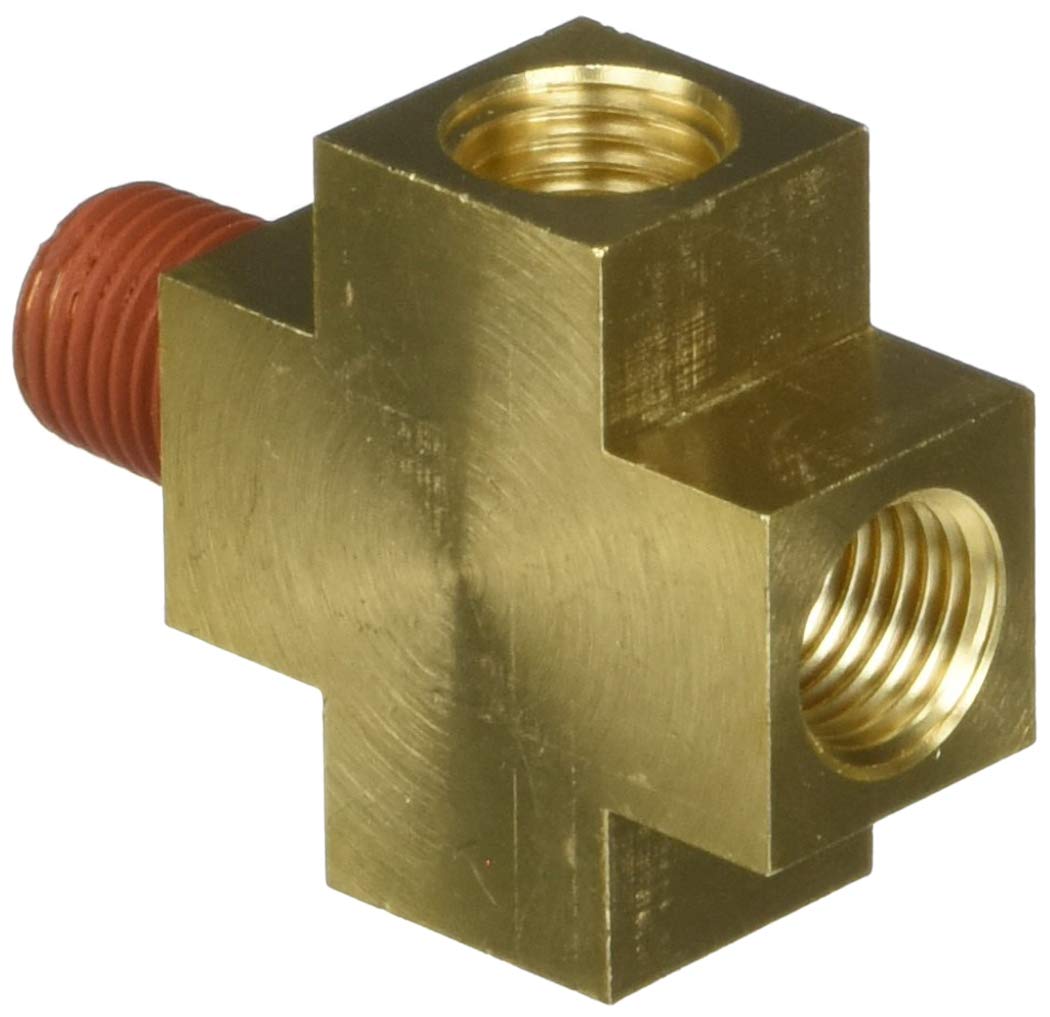 VIAIR 1/4" F x 1/4" F x 1/4" M x 1/8" F, NPT, 4-Way Fitting