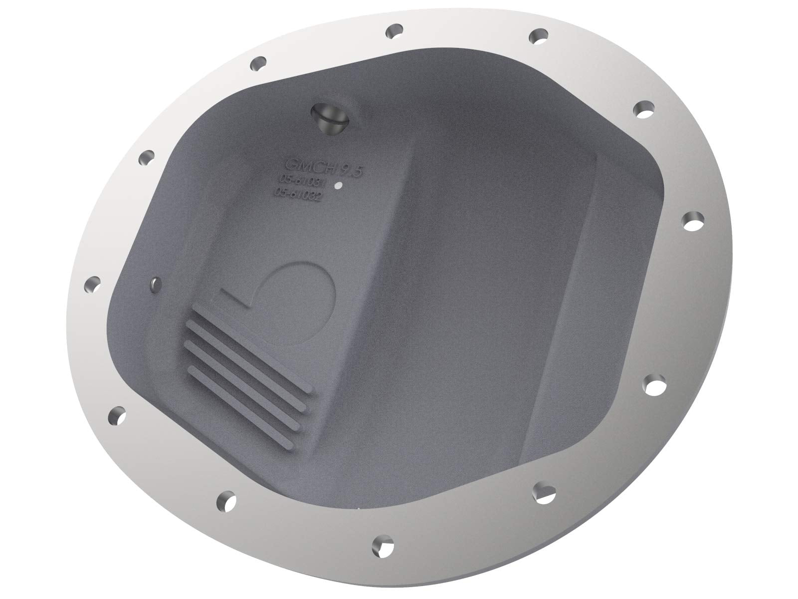 aFe POWER Rear Differential Cover Street Series Raw w/Machined Fins - #46-71140A - GM Gas Trucks/SUV's 19-24 (GMCH 9.5)