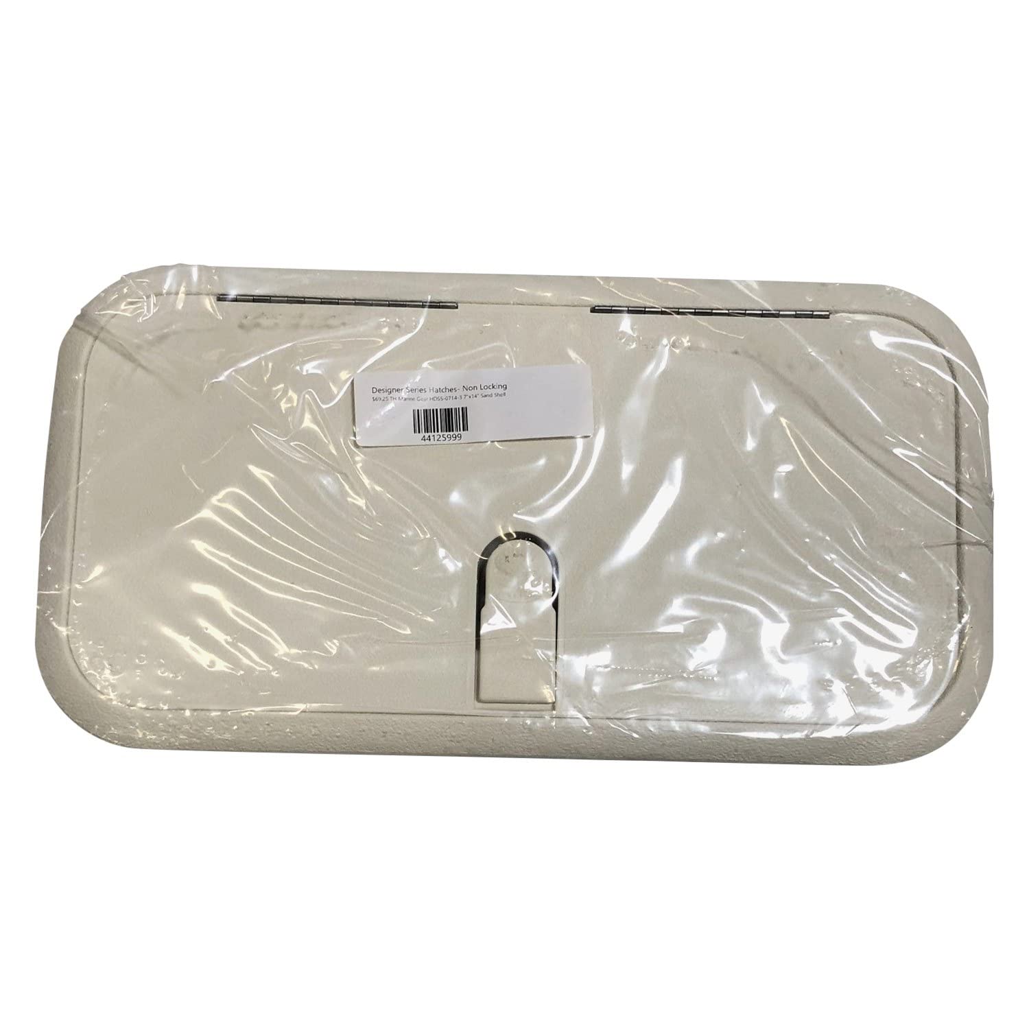 T-H Marine Hatch Designer Series | Non Locking Boat Access Storage Compartment | 13" x 17", Sand Shell