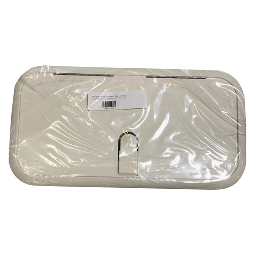 T-H Marine Hatch Designer Series | Non Locking Boat Access Storage Compartment | 13" x 17", Sand Shell
