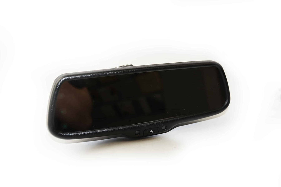 7.3″ Brandmotion LCD Display Mirror FLTW-7692V3 Rear View Mirror with Embedded Full or Split LCD Screen Backup Color View Turns On in Reverse Use w/Aftermarket Camera