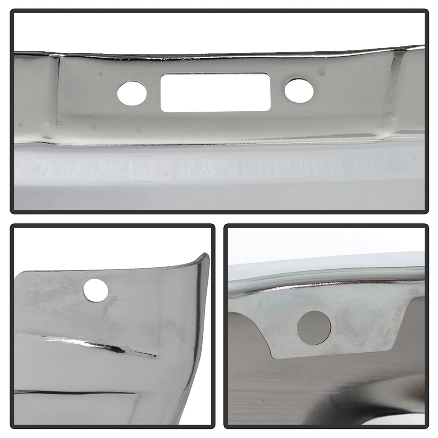 Dodge Ram 1500 13-18 Spyder Bottom w/o Sensor w/Fog Light Hole Front Bumper-Chrome (OEM 68160853AB)
