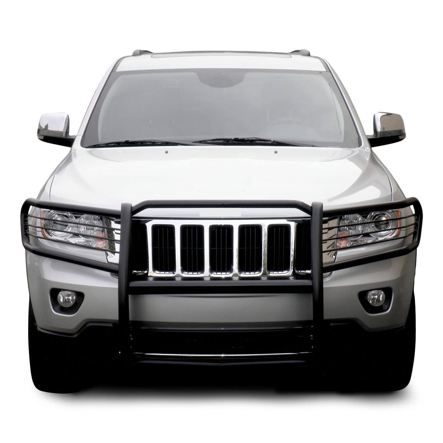 Bumper Guard Black Horse Grille brush Modular Black Compatible with 2011-2021 Jeep Grand Cherokee-17A080202MA