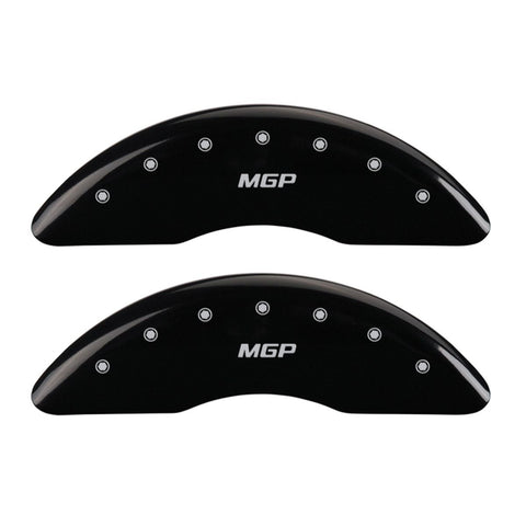 Caliper Covers-Gloss Black MGP 25138SMGPBK, Front and Rear: MGP Logo