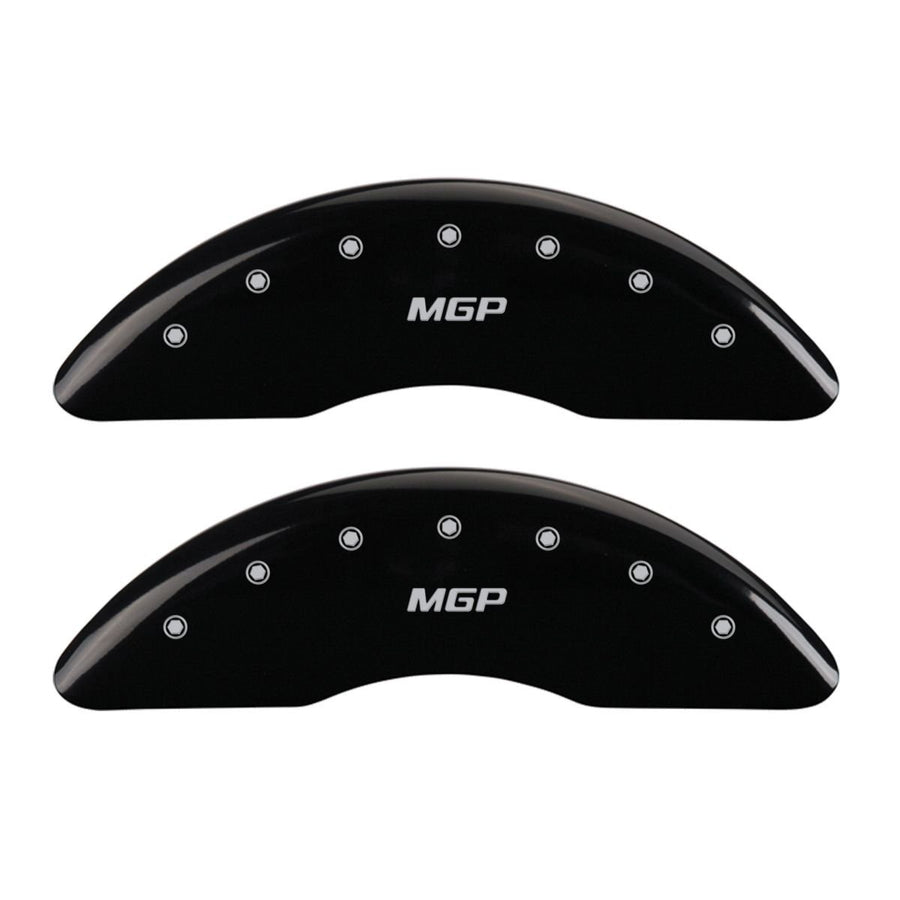 Caliper Covers-Gloss Black MGP 38019SMGPBK, Front and Rear: MGP Logo