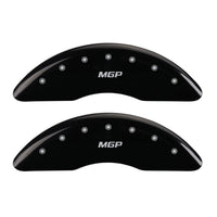 Caliper Covers-Gloss Black MGP 38019SMGPBK, Front and Rear: MGP Logo