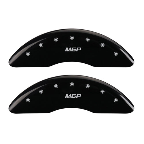 Caliper Covers-Gloss Black MGP 38019SMGPBK, Front and Rear: MGP Logo