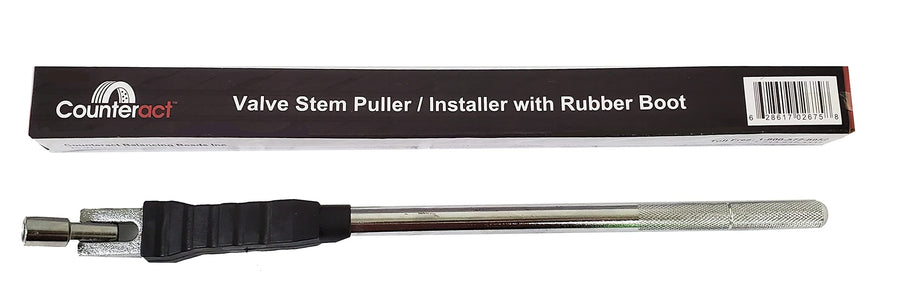 Tire Valve Stem Puller/Installer Counteract with Rubber Boot
