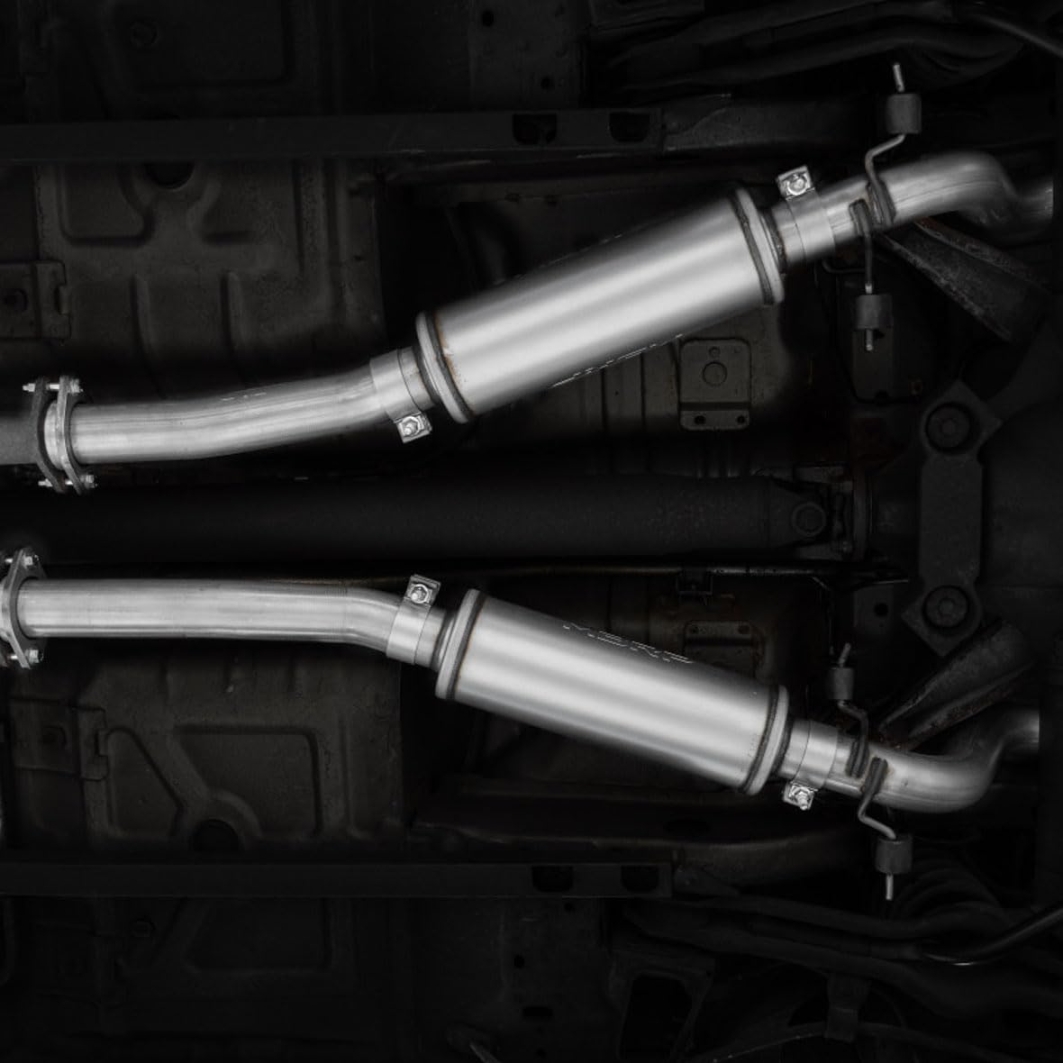 99-04 Ford Mustang GT/Mach 1 MBRP 2.5in Dual Split Rear AL Catback Exhaust w/ 3.5in Dual Wall Tips