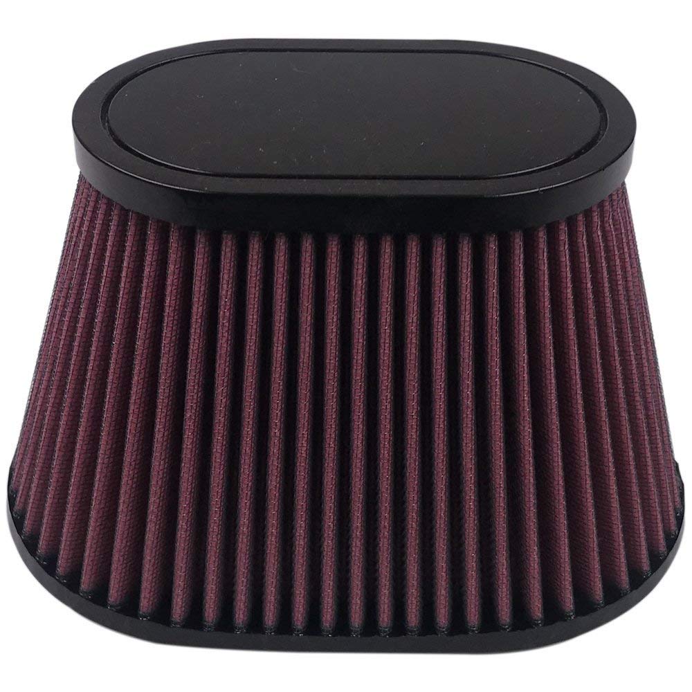 High Performance S&B Filters KF-1012 Replacement Filter (Oiled Cleanable, 8-ply Cotton)