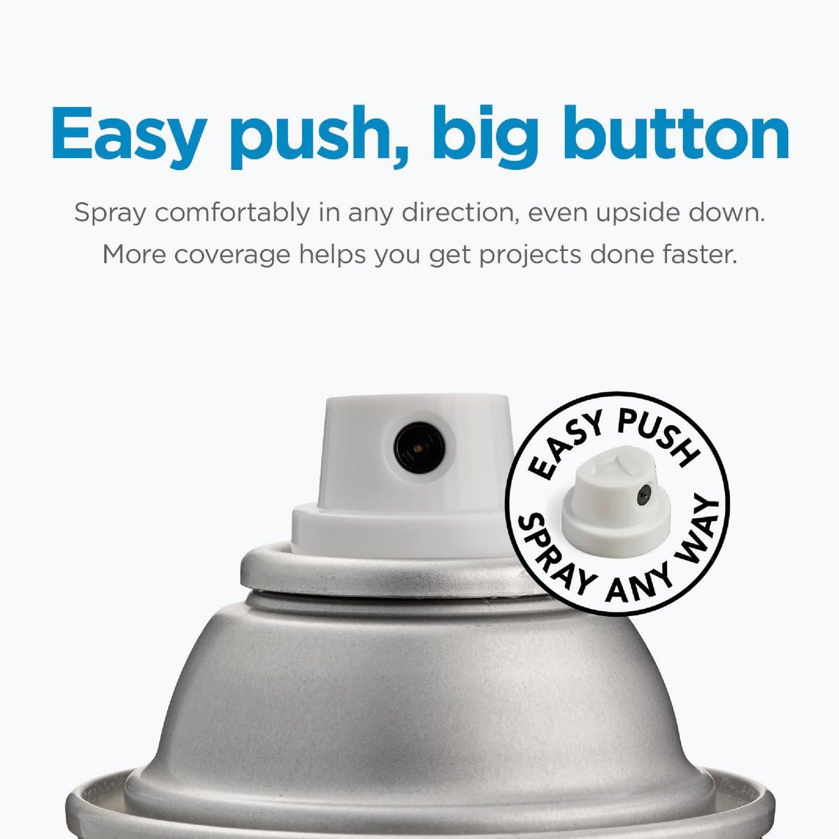 Krylon COLORmaxx K05558007 Spray Paint and Primer for Indoor/Outdoor Use, Satin Bright White