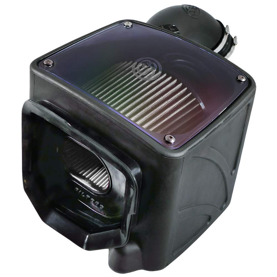 Cold Air Intake S&B Filters 75-5101D For 2001-2004 Chevy/GMC Duramax LB7 6.6L (Dry Extendable Filter)