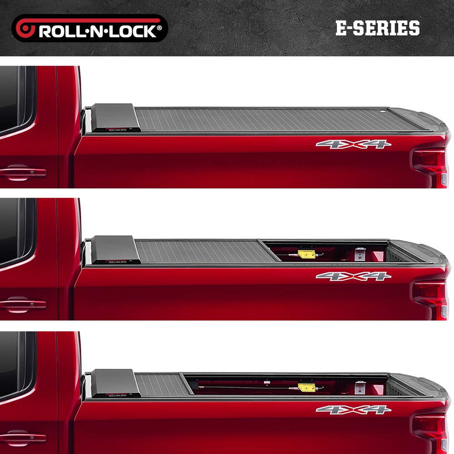 Roll-N-Lock E-Series Retractable Truck Bed Tonneau Cover | RC151E | Fits 2017 - 2025 Ford F-250/350 Super Duty 6' 10" Bed (81.9")
