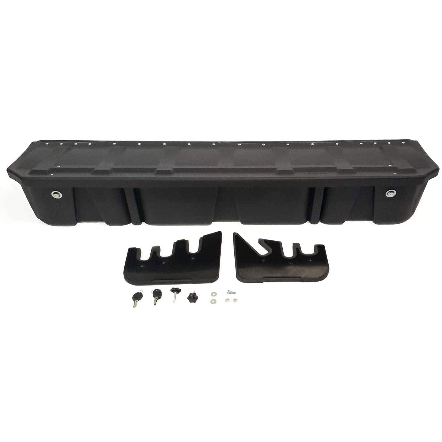 Under Seat Storage DuHa 30120 fits 2019-2026 Ram 1500 Crew Cab New Body Style | Black Heavy Duty Back Seat Organizer | Easy Installation | Seamless Integration