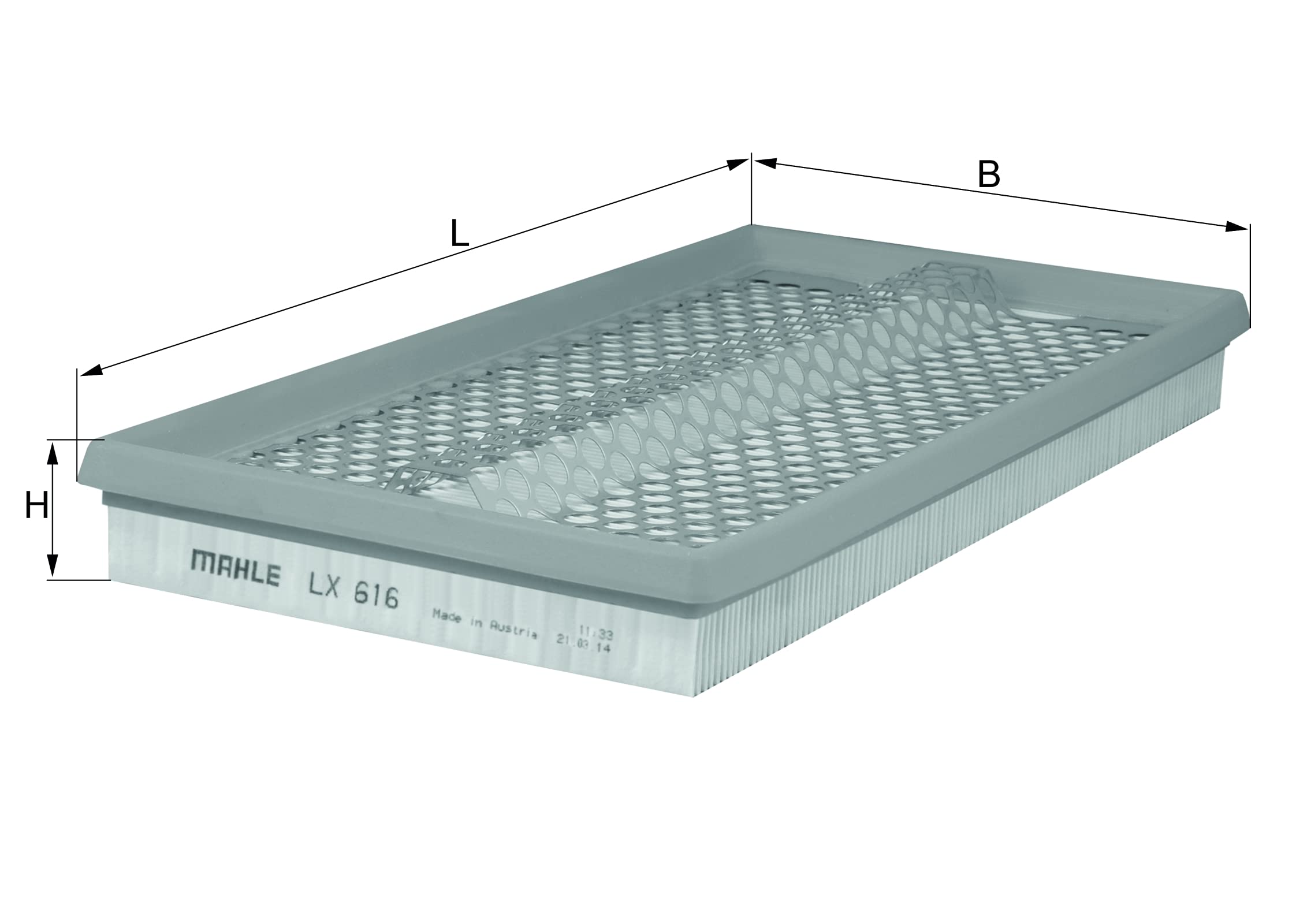 Air Filter MAHLE LX 616