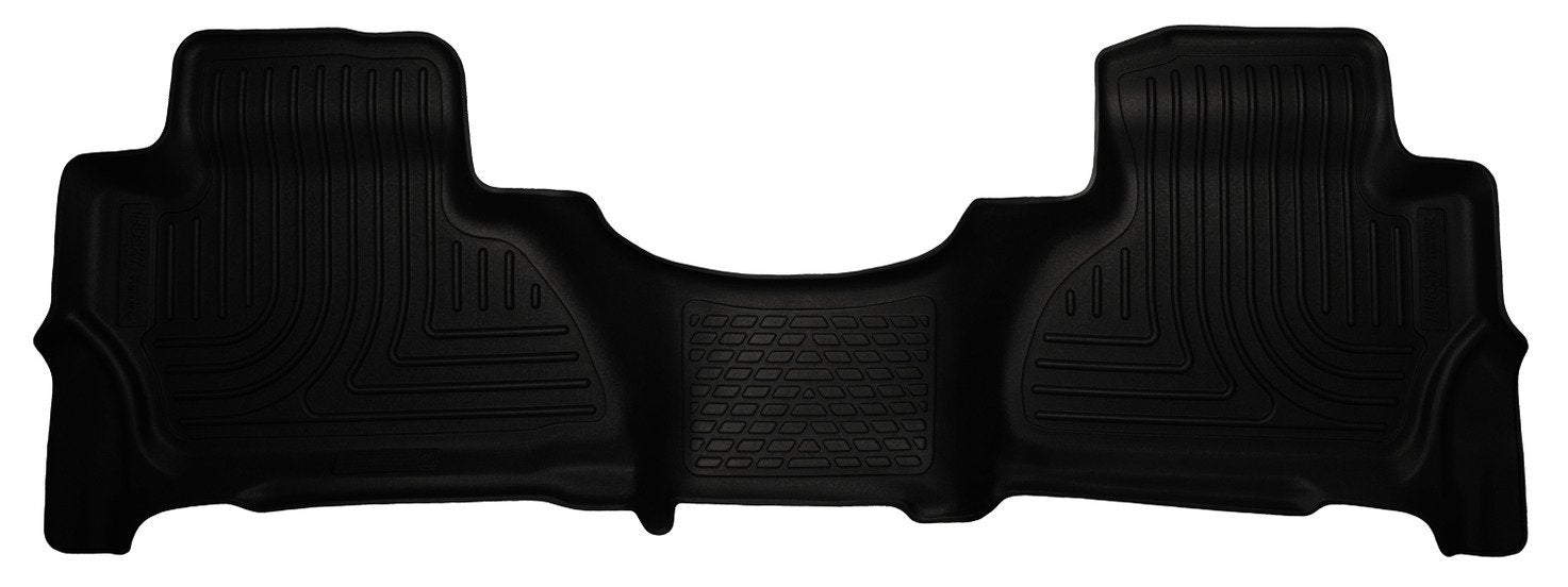 Weatherbeater Husky Liners Floor Mats | Fits 2015-2020 Cadillac Escalade ESV | 2nd Row, 1-pc Black - 14121