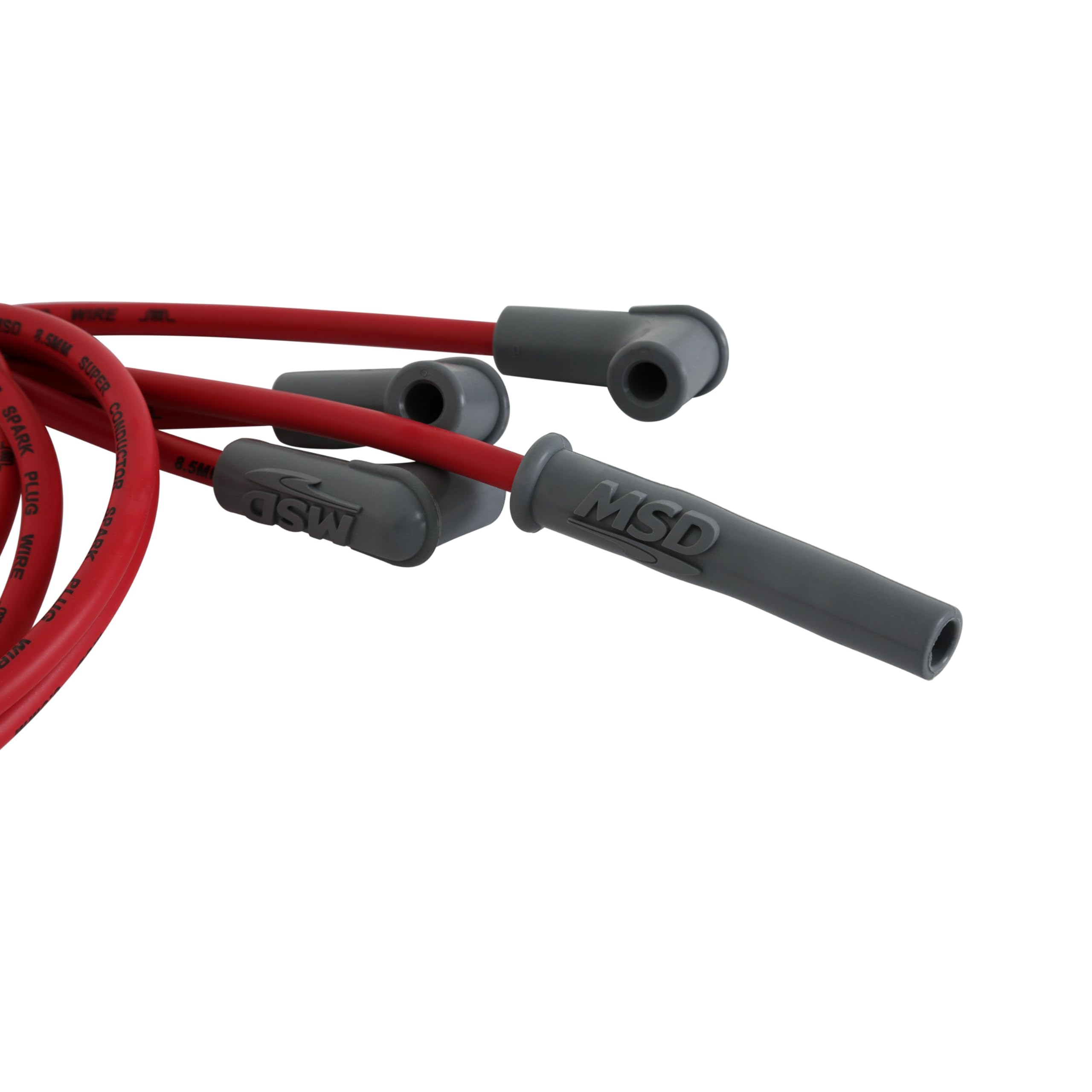 Super Conductor MSD 31459 Spark Plug Wire Set Red