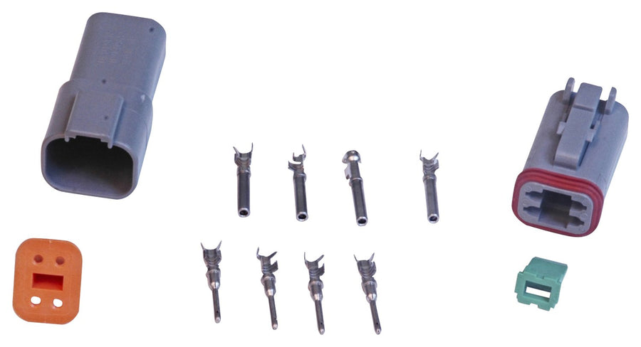 4-Pin MSD Deutsch Connector, 16 Gauge
