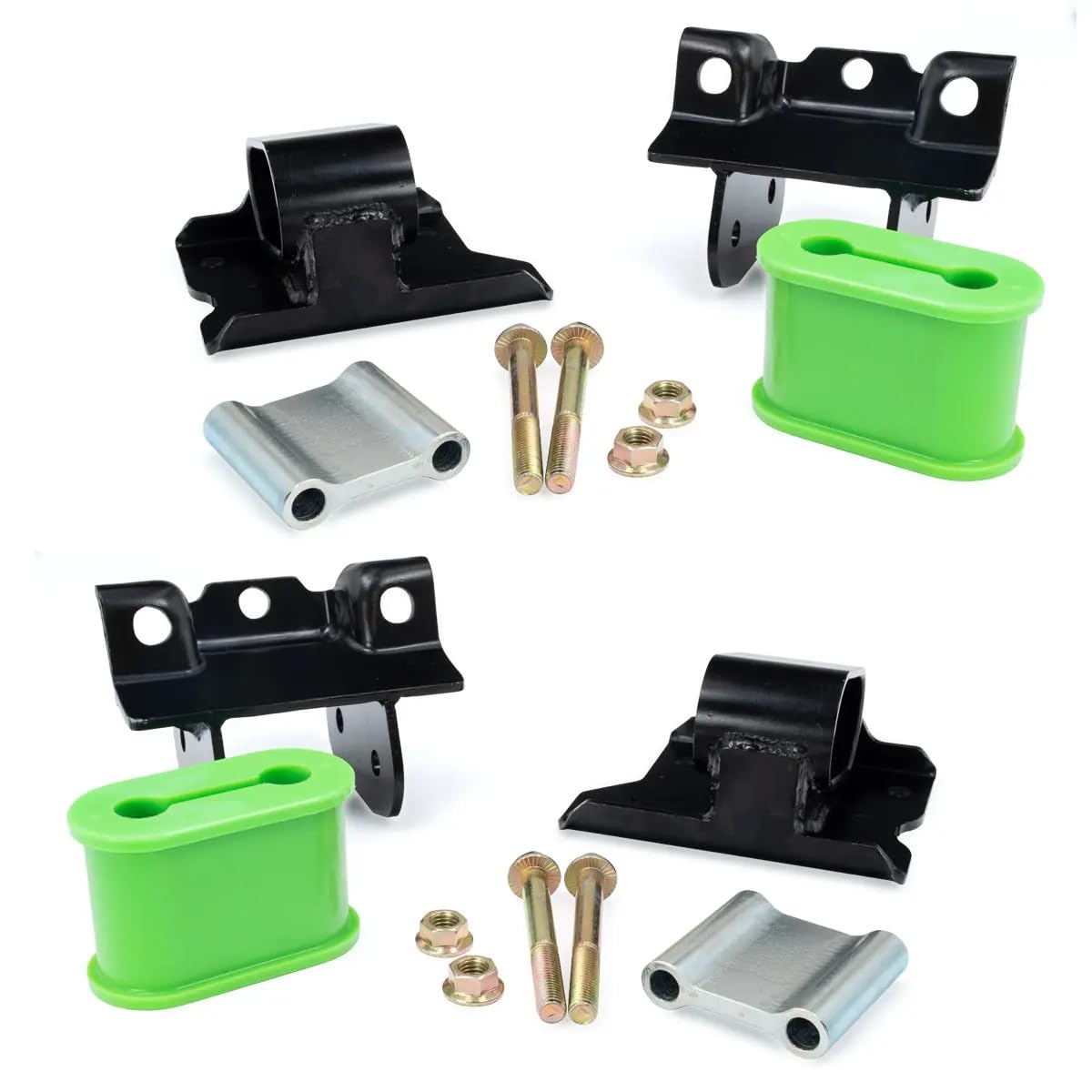 Engine Mount Kit - High-Performance Silicone Bushings with 01-10 Gm 6.6L Duramax - 50 Hardness