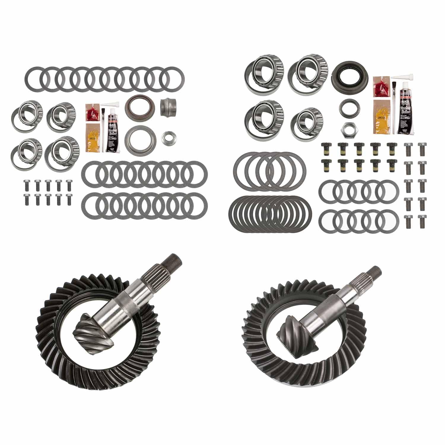 Motive Gear-Differential Complete Ring and Pinion Kit-MGK-102 Jeep JK-Front and Rear Differential Ring and Pinon Front and Rear Complete Kit