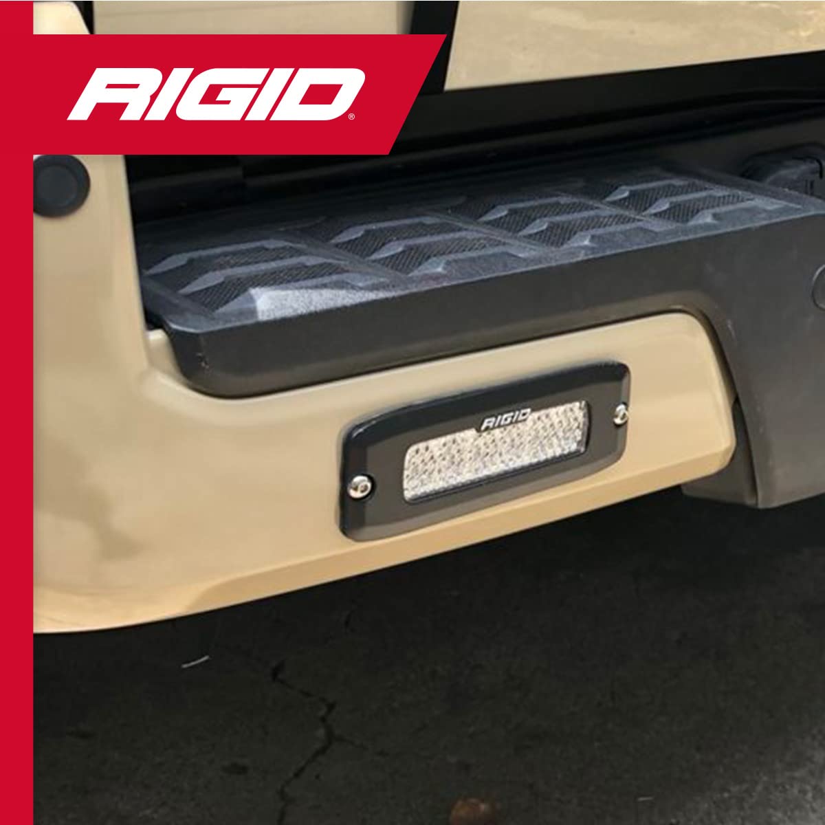 SR-Q PRO FLOOD DIFFUSED PAIR BLACK FLUSH MOUNT - RIGID INDUSTRIES