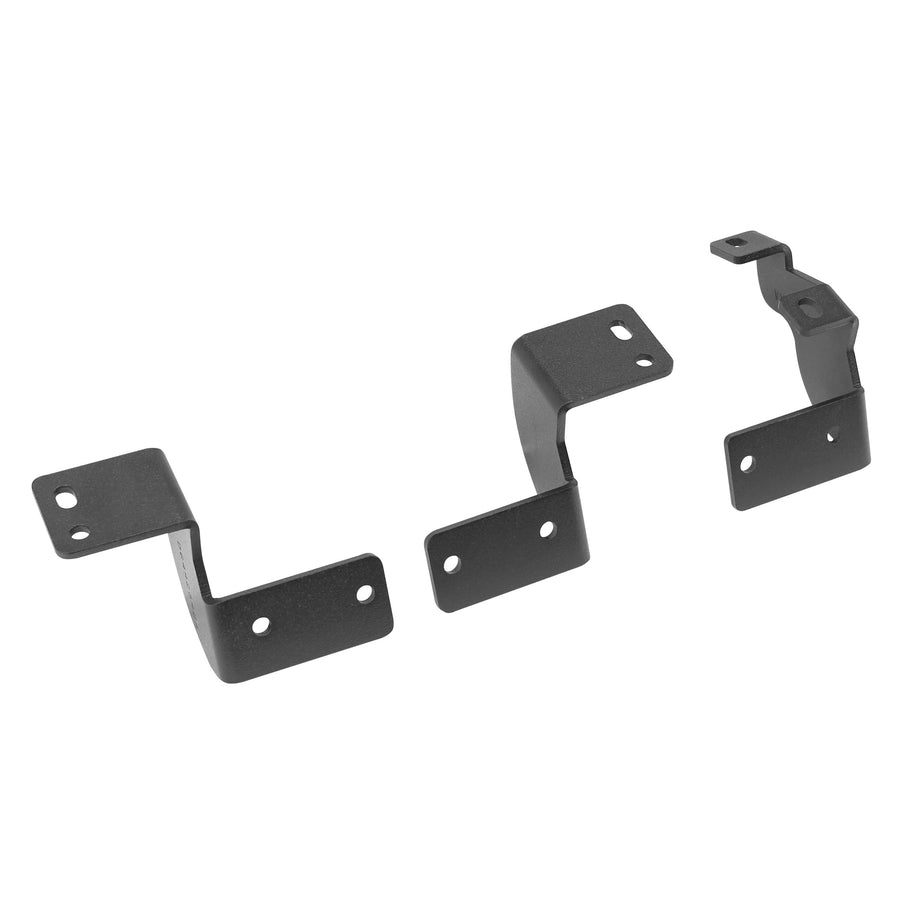 Dominator Xtreme Brackets Go Rhino D1 / D2 / D6 / DS/DSS/DT | Mild Steel, Textured Black | D64425TK | Fits 2014-2023 Toyota 4Runner (Excludes Limited, Nightshade Edition & TRD Sport)