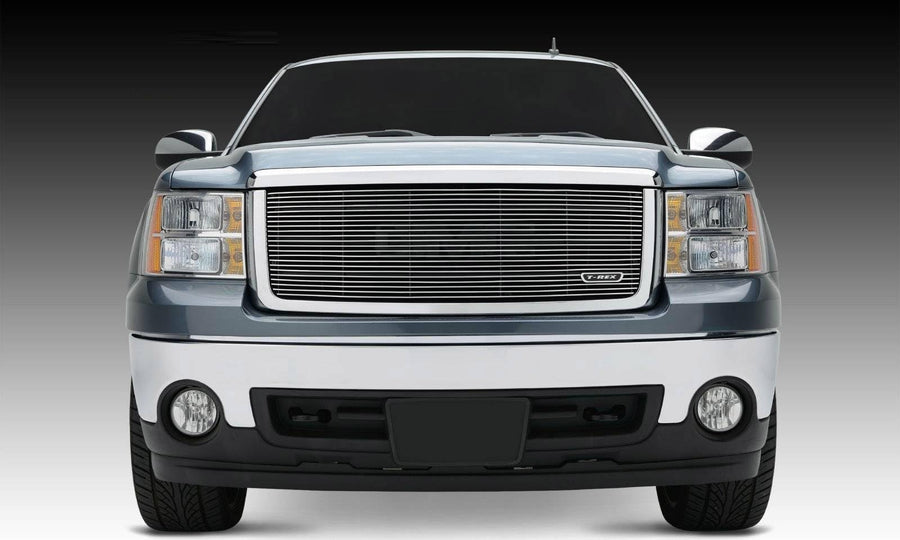 2007-2013 Sierra 1500 T-Rex Grilles All Terrain Billet Grille, Polished, 1 Pc, Insert - PN #20204