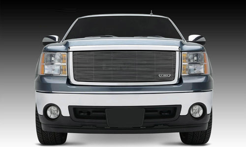 2007-2013 Sierra 1500 T-Rex Grilles All Terrain Billet Grille, Polished, 1 Pc, Insert - PN #20204