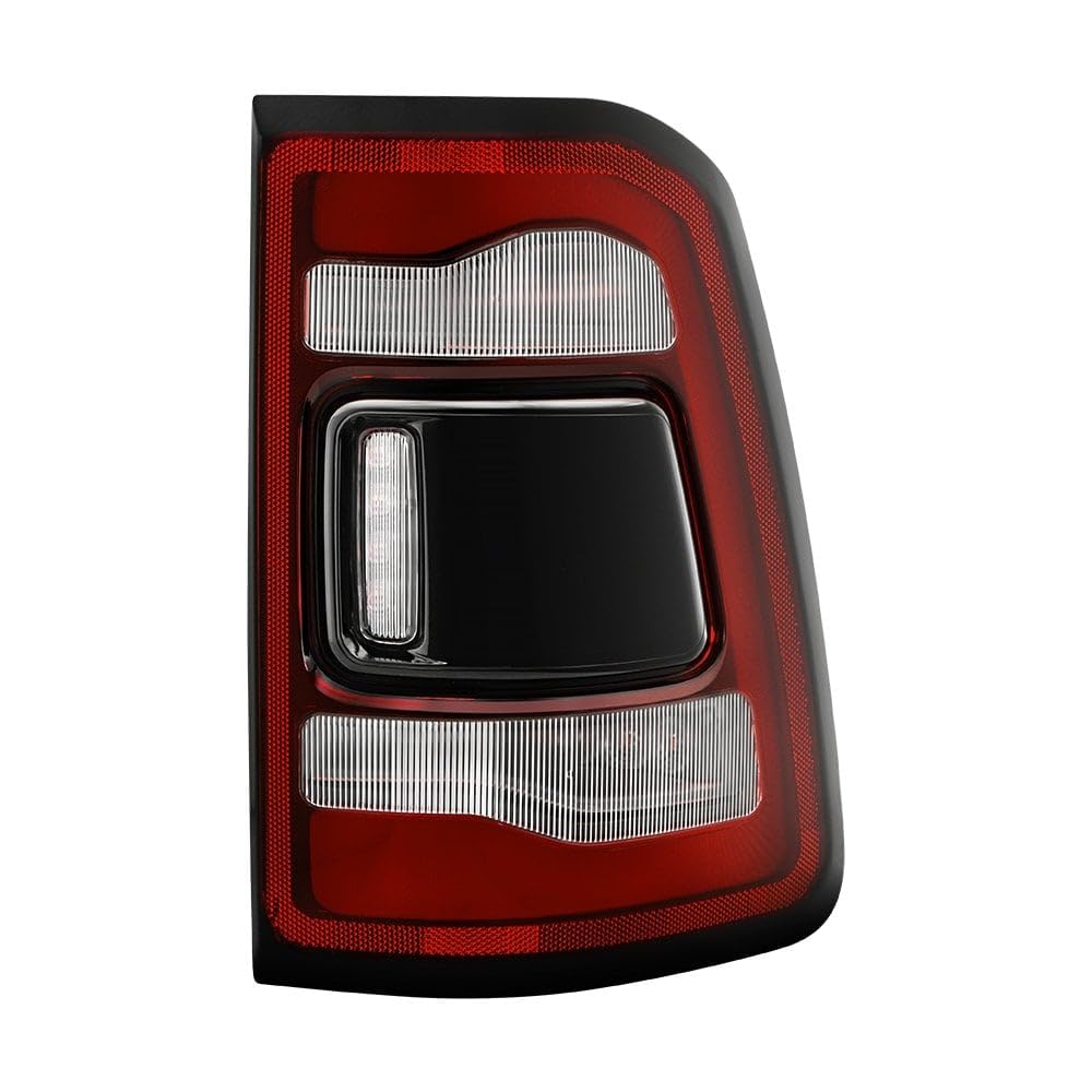 Dodge Ram 1500 Rebel (Non Blind Spot Sensor) LED Tail Light - OE Black Red Right Spyder