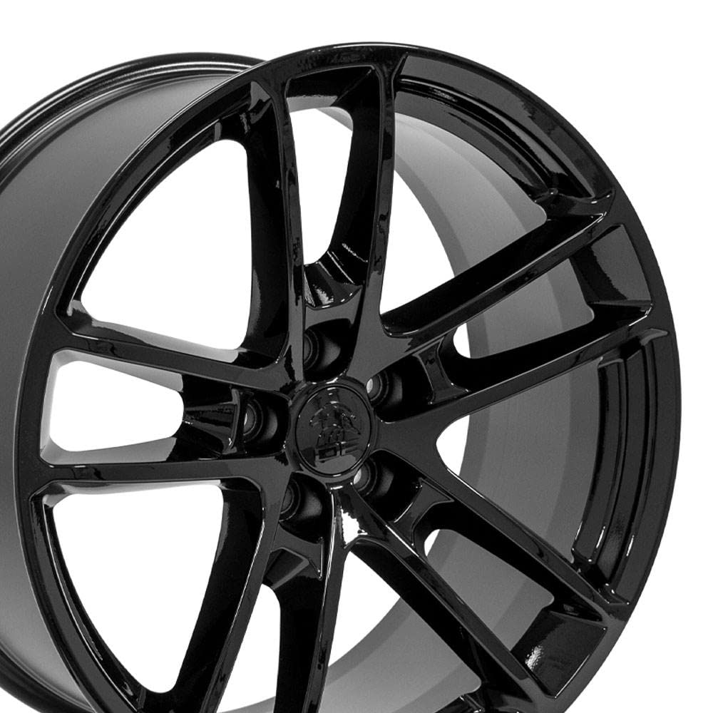 20 Inch OE Wheels DG23 Rim Fits Charger/Challenger SRT Hellcat Style 5x115 20x9 Gloss Black - Hollander 2718 (1)