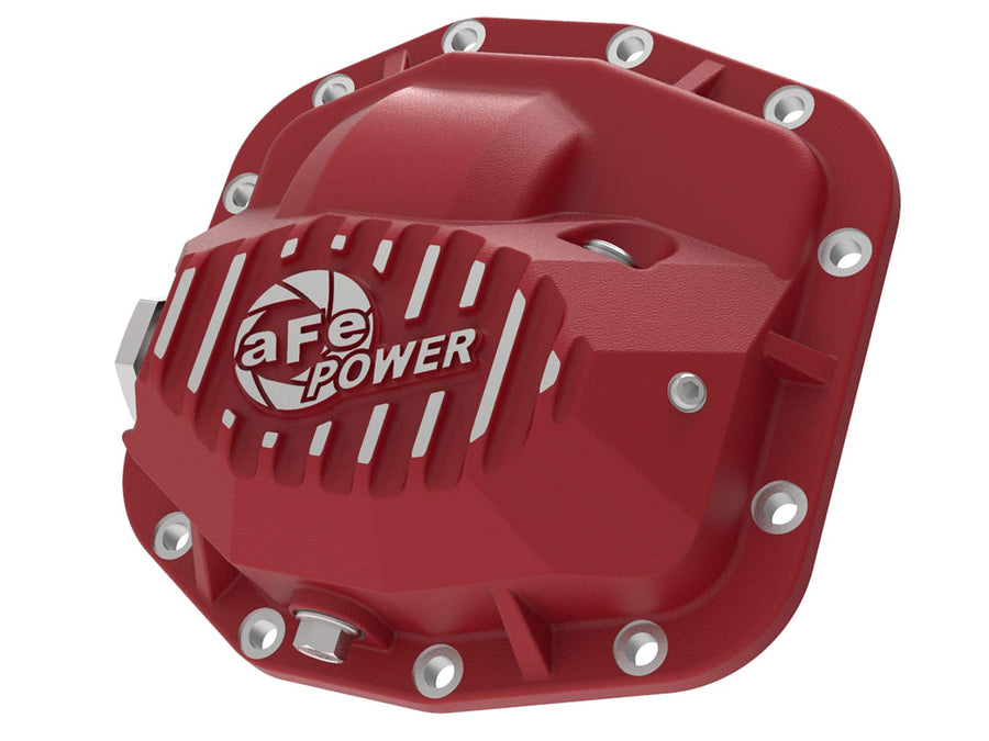 aFe POWER Front Differential Cover Pro Series Red - #46-71010R - Jeep Wrangler (JL) L4-2.0L (t)/ V6-3.6L (Dana M186) 18-23