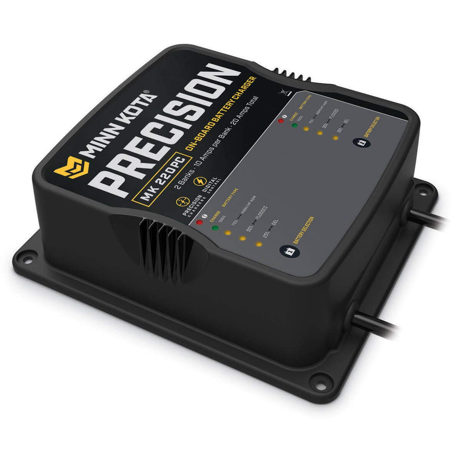 Minn Kota MK 220 PC Precision Digital Chrgr 2 bank x 10 amps