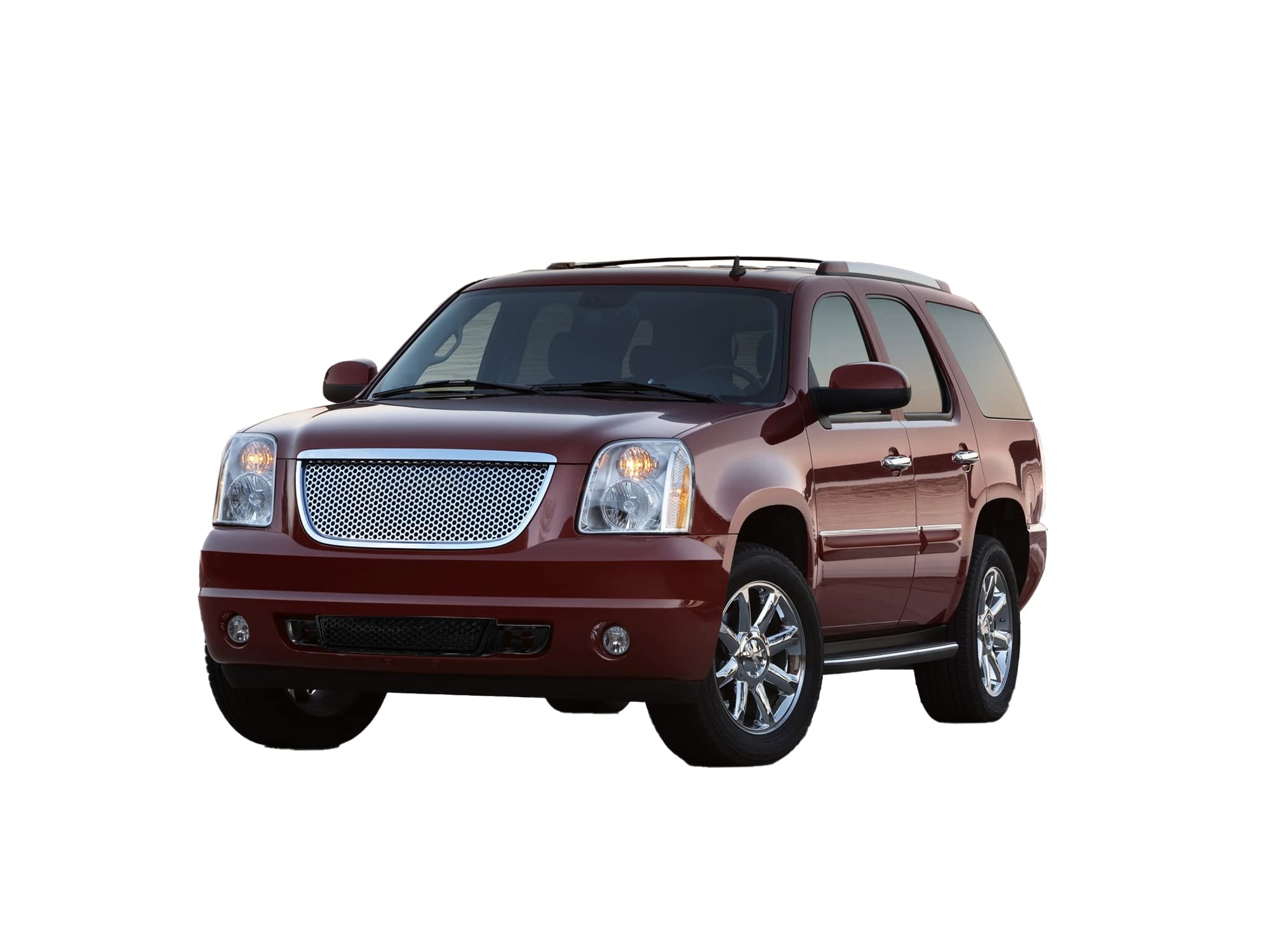 7148840 Armordillo USA Mesh Front Hood Grille - Gloss Black Fits 2007-2014 GMC Yukon XL