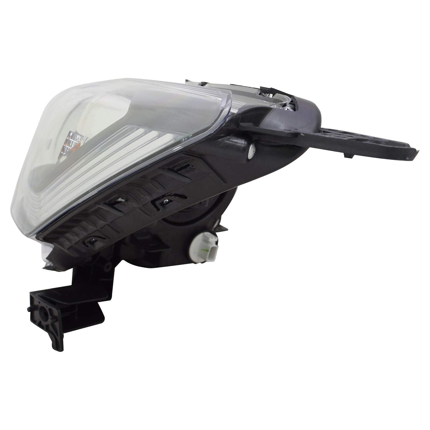 Left TYC Headlight Assembly Compatible with 2013-2015 Honda Accord