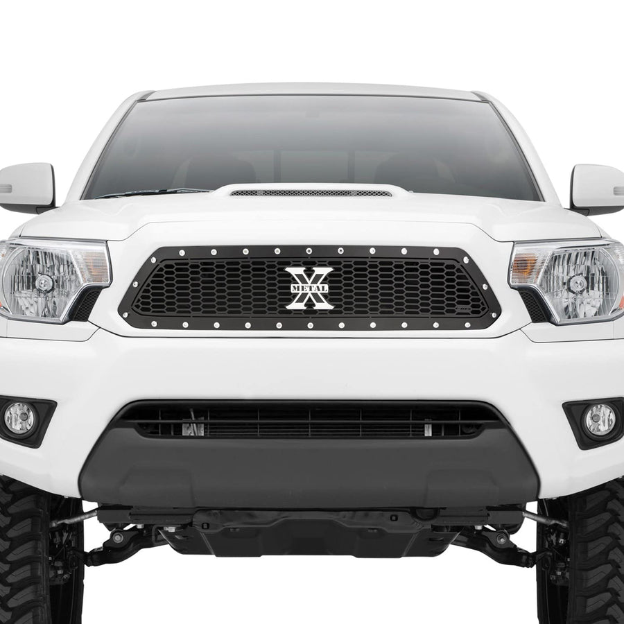 Laser X Grille 2012-2015 Tacoma, Black, 1 Pc, Insert, Chrome Studs - PN #7719381