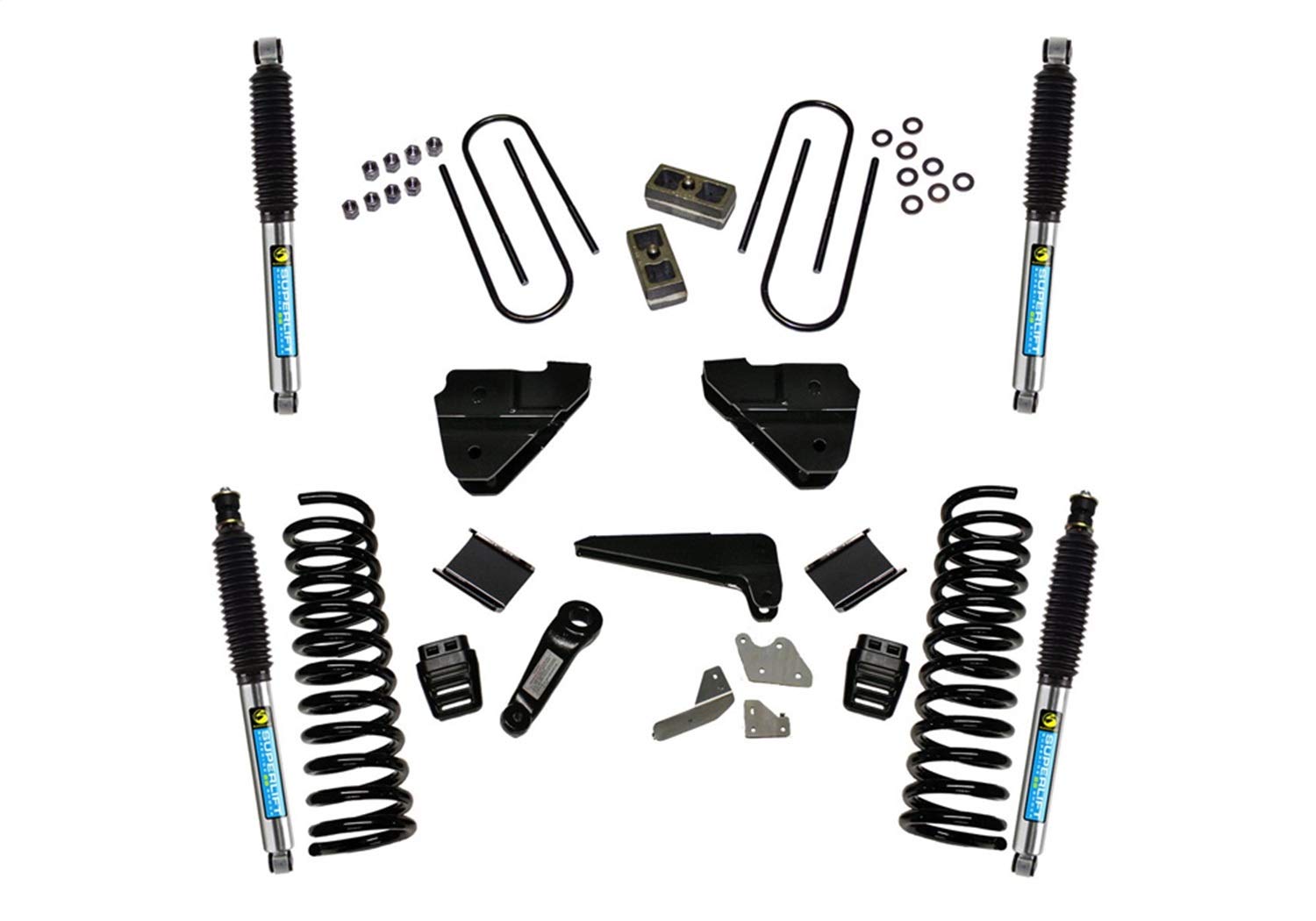 SUPERLIFT SUSPENSION RealTruck 4" Lift Kit for Dodge RAM 3500 | Complete Lift Kit with Front & Rear Bilstein 5100 Series Shocks | K146B | Fits 2013-2018 Dodge RAM 3500 4WD