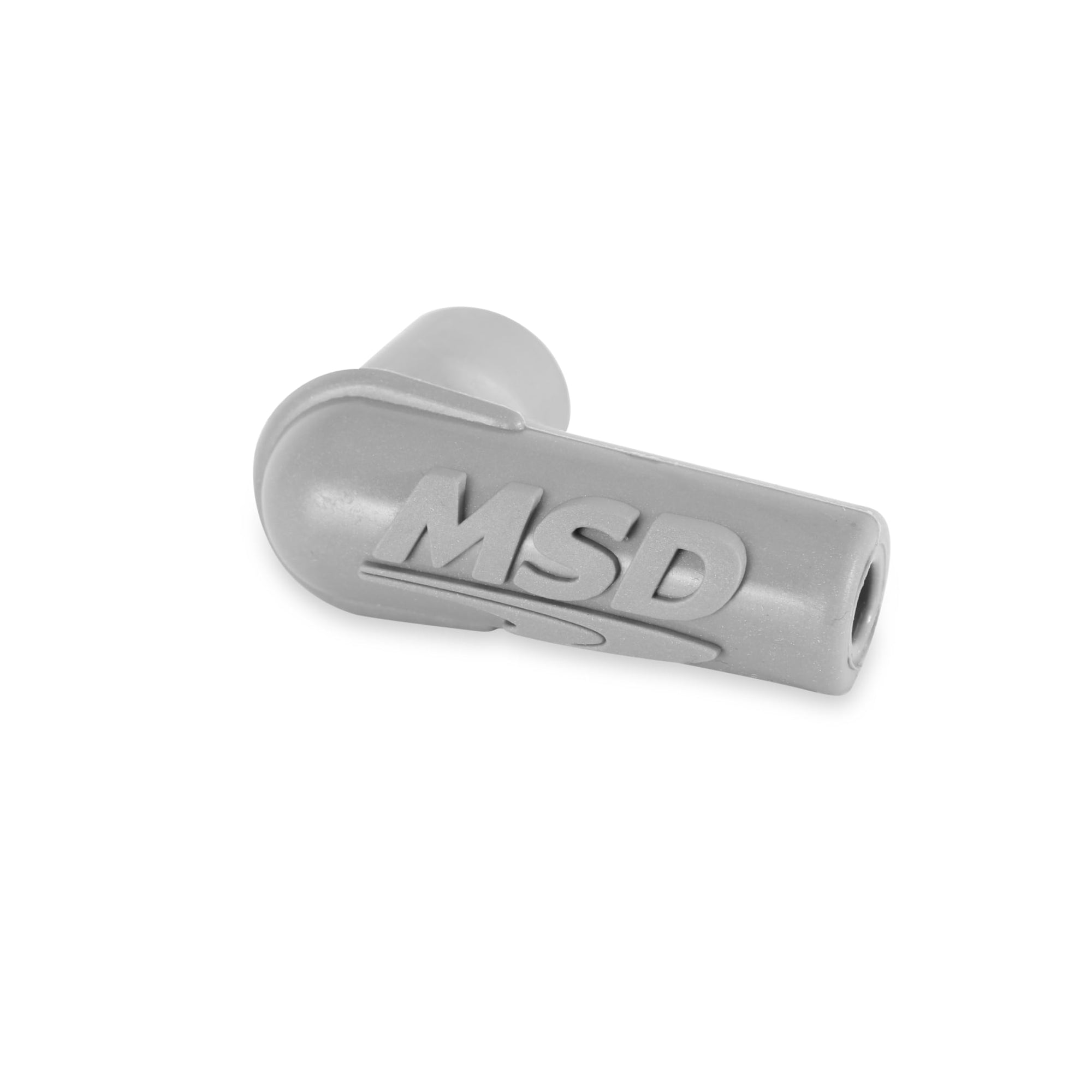 MSD 90° 34515: Spark Plug Boot, Gray Silicone, 100each