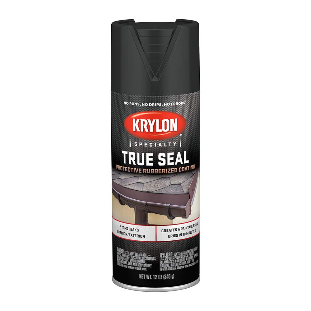 Krylon True Seal 2701 Black Rubberized Coating - 12 oz. Aerosol