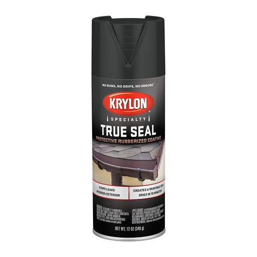Krylon True Seal 2701 Black Rubberized Coating - 12 oz. Aerosol