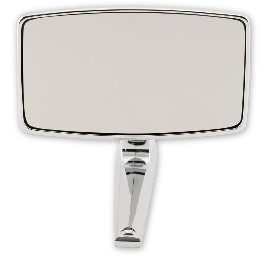Scott Drake Outside Mirror in a Chrome Finish with Standard Glass for Left or Right Side, Compatible with 1967-1973 Ford Mustang, Model C7AZ-17696-A