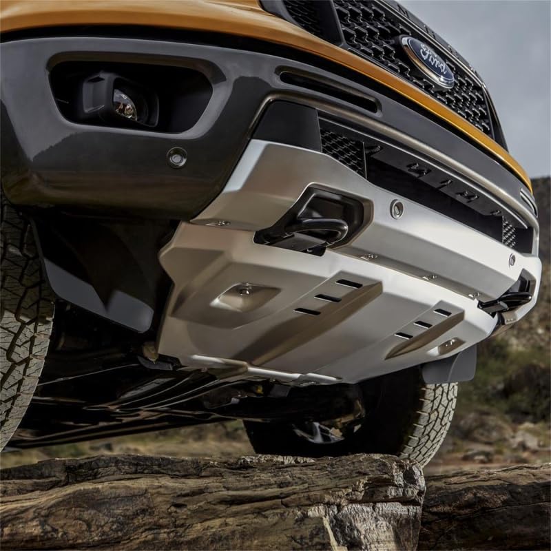 19-22 Ford Racing Ranger Skid Plate Kit - Silver