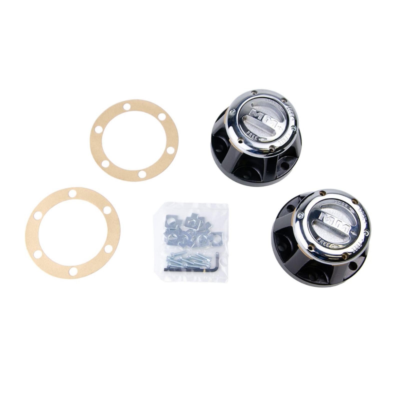 Replacement Mile Marker 423 3/4 Ton Flange Lock Out Hub Pair 6 Bolt and 19 Spline fits 1974 1977 J20 Pickup - Superior Control & Functionality
