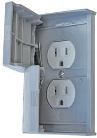 Gray Diamond 3780SCREC Standard Receptacle Cover with Outlet